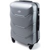 Cestovní kufr Rogal Luxury stříbrná 35l, 65l, 100l