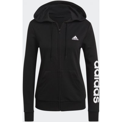 adidas dámská mikina Wms Full Zip Hoodie černá – Zboží Mobilmania