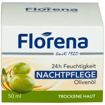 Florena noční krém s olivovým olejem pro suchou pokožku 50 ml