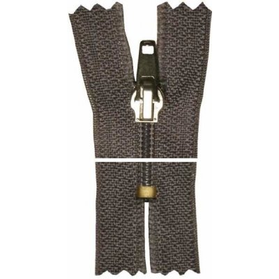 Spirálový zip, nedělitelný - 30cm - tmavě šedý - WICO - BALENÍ 10 ks – Hledejceny.cz