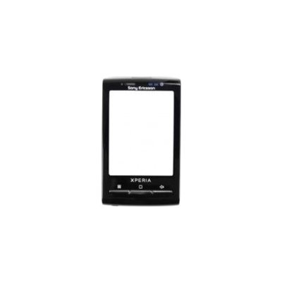 Sklíčko LCD Displeje + Dotykové sklo Sony Ericsson X10 mini black - originál
