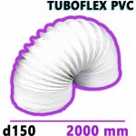 Mikawi Tuboflex Flexibilní větrací PVC potrubí 150 mm x 2000 mm 59-3494 – Zbozi.Blesk.cz