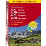 Alpy Severní Itálie autoatlas 1:300 000 – Zboží Dáma