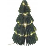 EMOS LED vánoční papírový strom se stojánkem 15 cm vnitřní časovač – Hledejceny.cz
