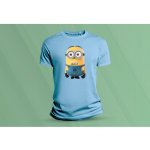 Sandratex dětské bavlněné tričko Mimoni 2., Nebesky modrá – Zboží Mobilmania