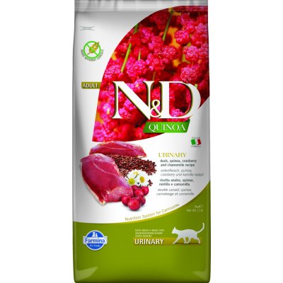 N&D GF Quinoa CAT Urinary Duck & Cranberry 5 kg