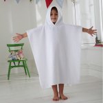 King of Cotton Dětský župan Children's Terry Towelling Poncho King of Cotton® Bílá – Zboží Mobilmania