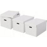 Esselte Home, set 3 ks, velikost L, bílá 628286 – Zboží Živě