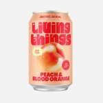 Living Things Soda broskev a pomeranč 330 ml – Hledejceny.cz