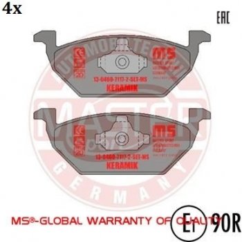 Keramické brzdové destičky přední sada Škoda Octavia I (1U2, 1U5) - MASTER SPORT GERMANY