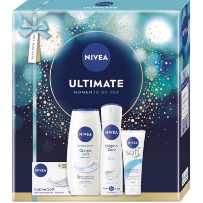 Nivea Ultimate SPG + krém 75 ml + antiperspirant + mýdlo 100 g dárková sada – Hledejceny.cz
