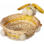 Proutěný košík s hlavou zajíce 23cm Velikonoční – Zboží Mobilmania