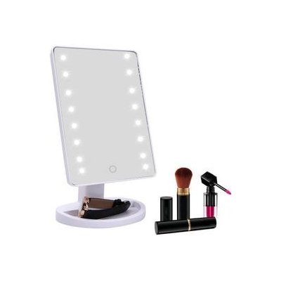 iQ-Tech iMirror IQ00040 kosmetické make-up zrcátko LED Dot bílé – Zboží Mobilmania