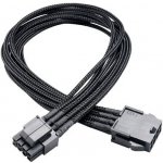Akasa (AK-CBPW08-40BK), Flexa P8, 40cm 8 pin ATX12V power cable extension – Zboží Mobilmania