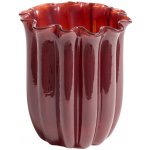 Kave Home Červená skleněná váza Cerin 20 cm – Hledejceny.cz