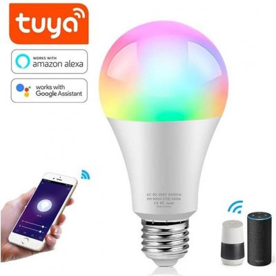 Popron.cz Chytrá RGB LED žárovka E27 10W - TUYA Smart – Zboží Mobilmania