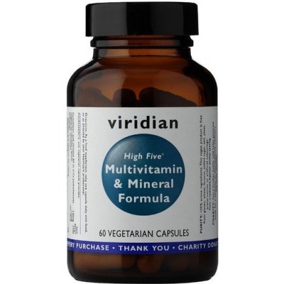 Viridian High Five Multivitamin & Mineral Formula 60 kapslí (Natural komplex pro každý den)