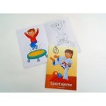 Omalovánka A5 Sportujeme – Zboží Dáma