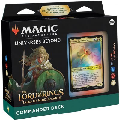 Wizards of the Coast Magic The Gathering: LotR - Commander Deck Riders of Rohan – Zboží Mobilmania