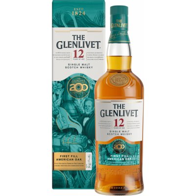 Glenlivet 12y Limited Edition 200 let 43% 0,7 l (karton) – Hledejceny.cz