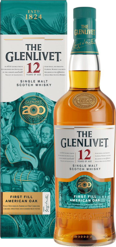 Glenlivet 12y Limited Edition 200 let 43% 0,7 l (karton)