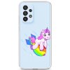 Pouzdro a kryt na mobilní telefon Samsung Pouzdro TopQ Samsung A33 5G silikon Flying Unicorn