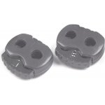 Brzdičky s dvěma dírkami 5 mm barva šedá – Sleviste.cz