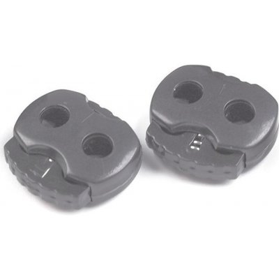 Brzdičky s dvěma dírkami 5 mm barva šedá – Sleviste.cz