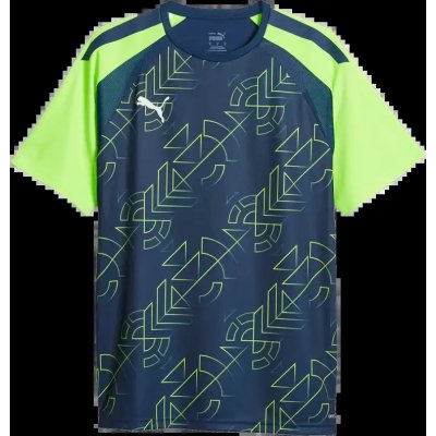 Puma teamLiga Graphic pánský fotbalový dres modro-zelený