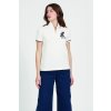 Dámská Trička LA MARTINA WOMAN POLO S/S PIQUET STRETCH bílá