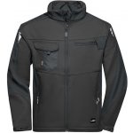 James & Nicholson pánská softshellová bunda J N844 Black