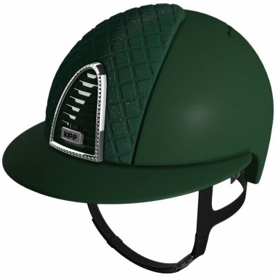 KEP Jezdecká ochranná helma Cromo 2.0 Textile Green Jaguar Milano Velvet Polo SWA zelená – Hledejceny.cz