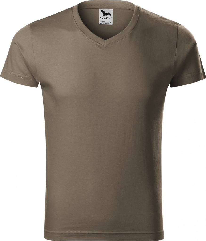 Malfini V-neck 146 army