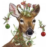 Ambiente Europe BV ubrousek 33x33cm Vánoční domečky – Hledejceny.cz