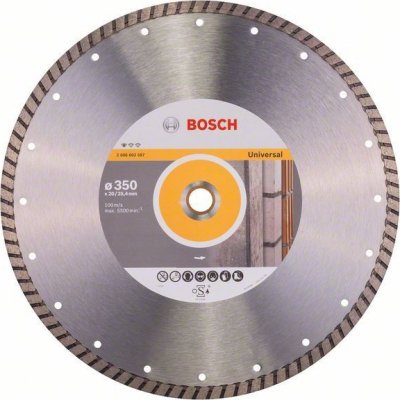 Bosch diamantový dělicí kotouč Professional for Universal Turbo 350x20,00+25,40x3 – Zboží Mobilmania