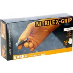 Kerbl Nitrilové rukavice X Grip oranžové délka 24 cm L – Hledejceny.cz