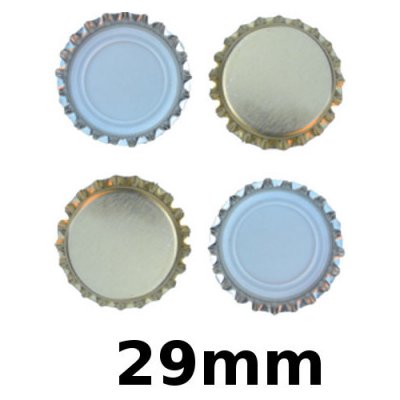 Korunkové uzávěry 29mm zlaté 200ks – Hledejceny.cz