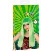 Karnevalový kostým Popron Paruka s dlouhými vlasy 117816 Zelená 60 cm