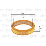 Vzduchový filtr VALEO 585619 – Hledejceny.cz