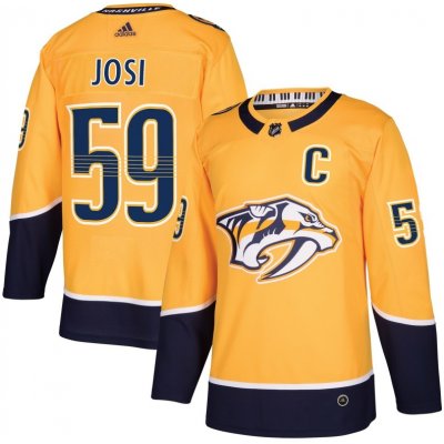 Adidas Dres Nashville Predators #59 Roman Josi adizero Home Authentic Player Pro – Zbozi.Blesk.cz