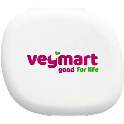 Vegmart PillBox Zásobník na kapsle a tablety bílý – Zboží Mobilmania