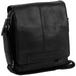 The Chesterfield Brand Klopová kožená taška přes rameno Remy C48.055000 černá – Zboží Mobilmania