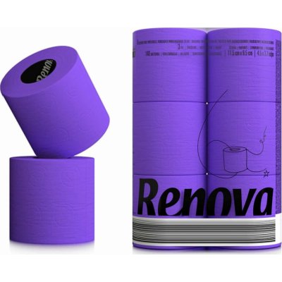 RENOVA Black Label fialový 3-vrstvý 6 ks – Hledejceny.cz