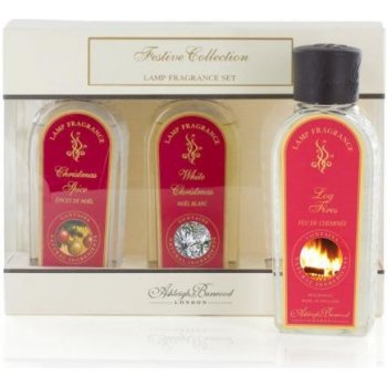 Ashleigh & Burwood Náplně do katalytických lamp CHRISTMAS SPICE, WHITE CHRISTMAS a LOG FIRES 3x180ml