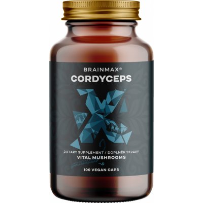 BrainMax Cordyceps 500 mg 100 rostlinných kapslí – Hledejceny.cz