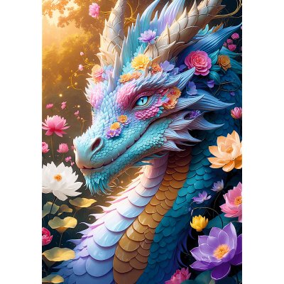 TREFL Barevný drak 1000 dílků – Hledejceny.cz