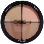 Gosh Contour'n Strobe konturovací a rozjasňující paleta 2 Medium 15 g – Zboží Mobilmania