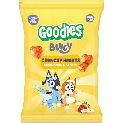 Goodies křupky srdíčka banán a jahoda 30 g – Sleviste.cz