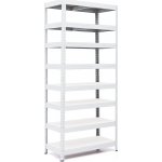 Trestles RH Regál 2200 x 800 x 300 mm 8 polic šedá – Zboží Mobilmania