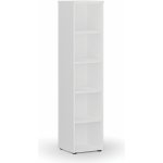 Primo Kancelářský regál WHITE, 1781 x 400 x 420 mm, bílá – Zboží Dáma
